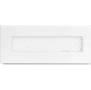 Karl - Ukončení kanálu mřížkou, 200 x 90 mm, bílá