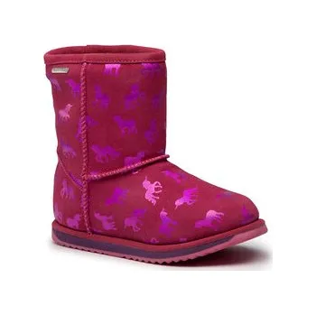 Dívčí sněhule EMU Australia Sněhule Rainbow Unicorn Brumby K12373 Růžová 36