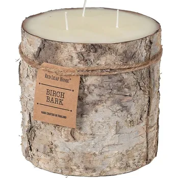 Svícen Stylová svíčka Březová kůra Large 15cm