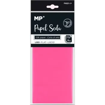 Kancelářský papír Hedvábný papír 17g tm. růžový 50x66/10 listů