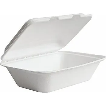 Jednorázové nádobí EKO Menu box 18x13cm 600ml cukrová třtina (50ks)