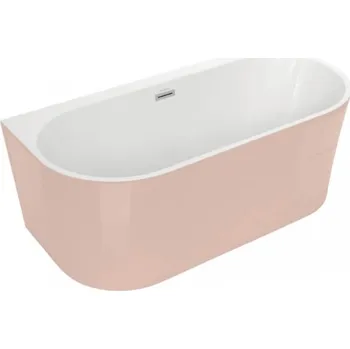 Vana Polimat Sola I volně stojící akrylátová vana, růžová Délka vany: 150cm