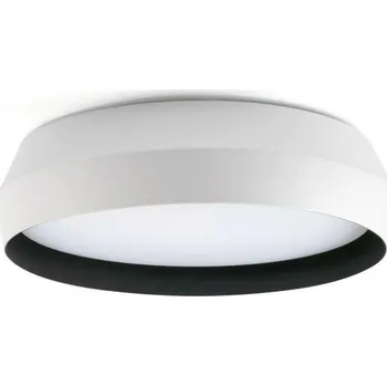 FARO SHOKU 350 nástěnné a stropní svítidlo, bílá/černá