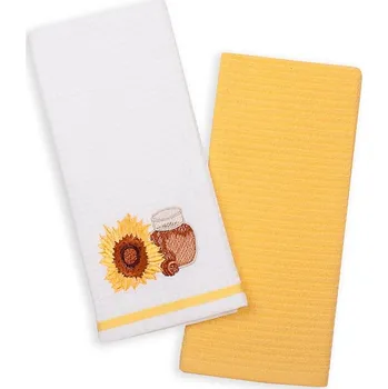 Matějovský Kuchyňské utěrky - SLUNEČNICE - 2 ks velikost: kuchyňské utěrky vaflové