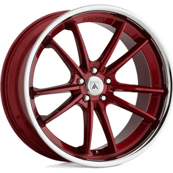 Alu kolo Asanti Black ABL-23 SIGMA disk 22x9 5X115 72.56 ET15, Candy red