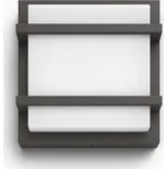 Philips 17394/93/P3 Petronia venkovní nástěnné LED svítidlo 1x12W 1200lm 4000K IP44, antracitové