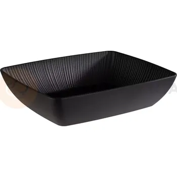 Servírovací stolek Bufetová miska GN 1/2 z melaminu 3,5 l | APS, Nero