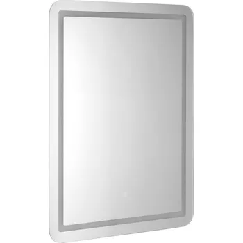 Zrcadlo SALICA zrcadlo s LED osvětlením 60x80cm, dotykový senzor, stmívatelné