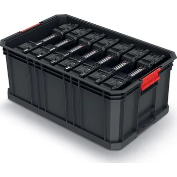 Přepravní box C, 52 × 32,9 × 21 cm, 7 organizérů, černá