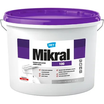 Fasádní barva HET Mikral 100 - báze A - 5kg