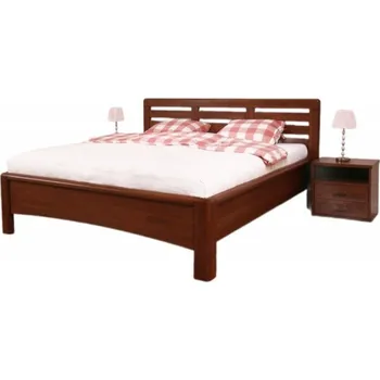 Postel Dřevěná postel Viola 200x140 Dub cink Doprava ZDARMA.