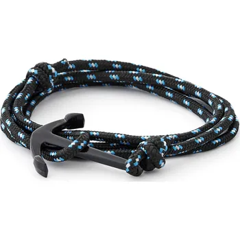 Náramek Černý náramek s kotvou - Tailor Toki