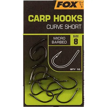 Rybářský háček FOX - HÁČKY CURVE SHORT micro barbed vel.4