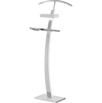 Věšák Němý sluha Adriana, bílá / chrom