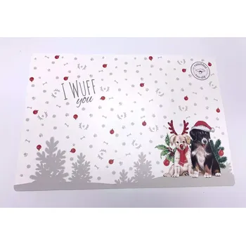 prostírání Pes Prostírání Pejsci o Vánocích 43*28 cm