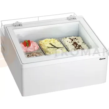 Vitrína na zmrzlinu 650x725x360 mm | BARTSCHER, 3x5L-F