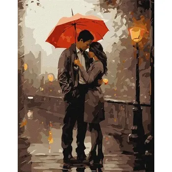 Set školních potřeb Malowanie po numerach - Harmonia kochanków 40x50cm