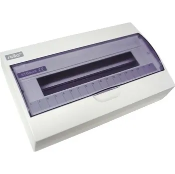 Rozvaděč SEZ Skříň STI616-18 na omítku, průhledná dvířka, IP30