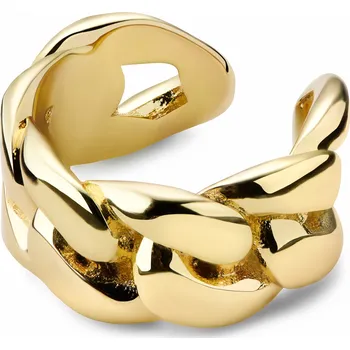 Náušnice Helix | 8mm záušnice s designem řetízku zlaté barvy - Otsu