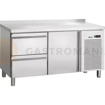 Chladící stůl s okrajem, 1 dveře, 2 šuplíky, 1342x700x850 mm | BARTSCHER, S2T1-150 MA