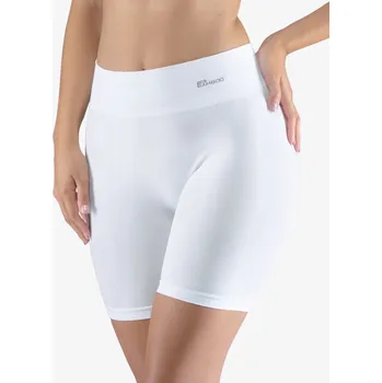 Dámské spodní prádlo Dámské kalhotky Gina 19 boxerky vyšší bílé Velikost: XL/XXL