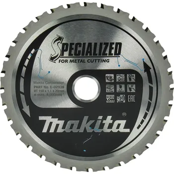 Pilový kotouč Pilový kotouč na kov Makita E-02939 SPECIALIZED - 150x1.1x20mm, 32 zubů