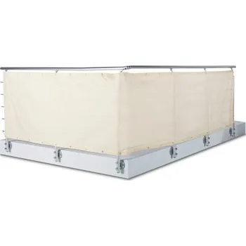 balkonová zástěna Tchibo Polyesterová balkonová zástěna krémová