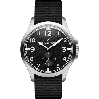 Hodinky Luxor | Polní hodinky ve vintage stylu z nerezové oceli stříbrné barvy - Sidegren