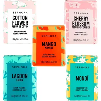 Mýdlo SEPHORA COLLECTION - Bar Soap - Tuhé mýdlo 100g - Cherry blossom