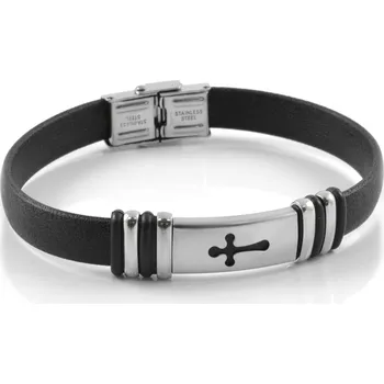 Náramek Gumový náramek s křížem - Fort Tempus