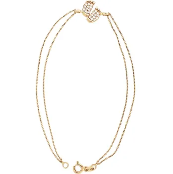 Náramek Leru Jemný zlatý náramek nožičky