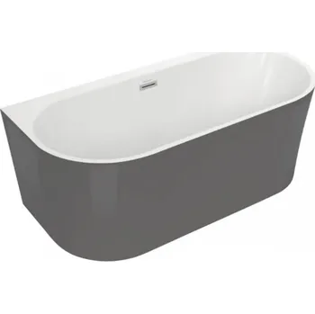 Vana Polimat Sola I volně stojící akrylátová vana, grafit Délka vany: 150cm