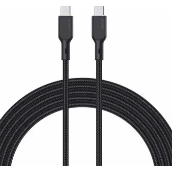 Aukey USB kabel Aukey CB-KCC101 USB-C na USB-C kabel 1m (černý)