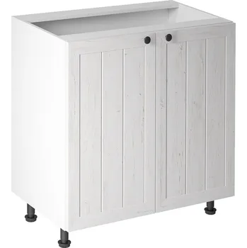 PROVENCE k | dolní skříňka D80 s policí | 80 cm | SOKL v CENĚ | bílá/borovice andersen