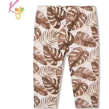 Dívčí legíny Dívčí 3/4 legíny Kugo FV1075, hnědé