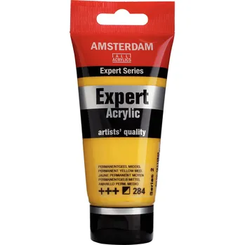 Vodová barva Akrylová barva Amsterdam Expert - 284 Permanent Yellow Medium Objem: 75 ml