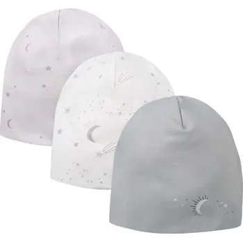 Čepice Eevi Dětská čepice PETITE šedá (3ks) - 50