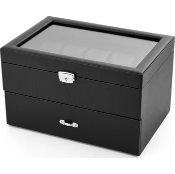 Hodinky Černý box na hodinky se zásuvkou Black Magic - 20 hodinky - Warren Asher