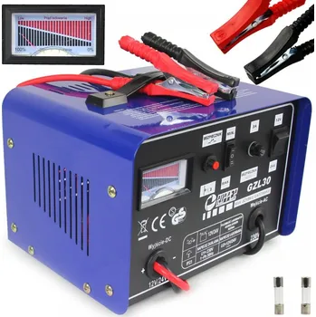 Auto-moto MAR-POL Nabíječka GZL30 s funkcí rychlého nabíjení 12/24V, 30A, 90-180 Ah