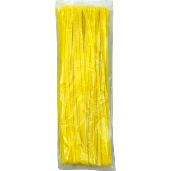 Hobby drát Chlupaté modelovací dráty 30cm, 100ks- žluté