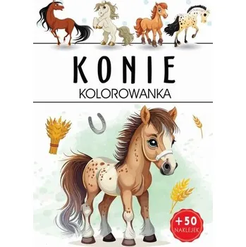 První čtění Konie. Kolorowanka - opracowanie zbiorowe