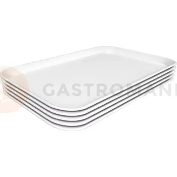 Melaminová nádoba k vystavování 240x350x17 mm, bílá, 5 ks. | BARTSCHER, 17W-240x350