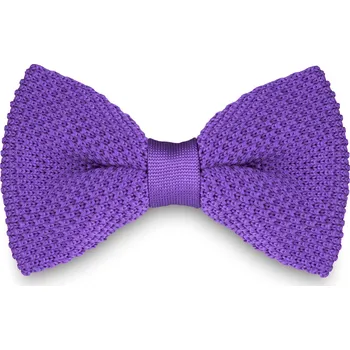 Motýlek Fialový pletený motýlek - Tailor Toki