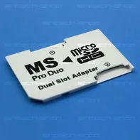 OEM Adaptér Memory Stick Pro duo pro dvě Micro SD(HC) karty
