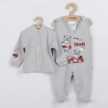 Kojenecká souprava 2-dílná souprava New Baby Crazy Panda 80 (9-12m)