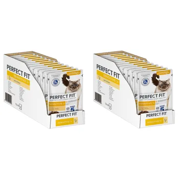 Krmivo pro kočku PERFECT FIT Cat Adult kapsička Sensitive Chicken 24x 85 g