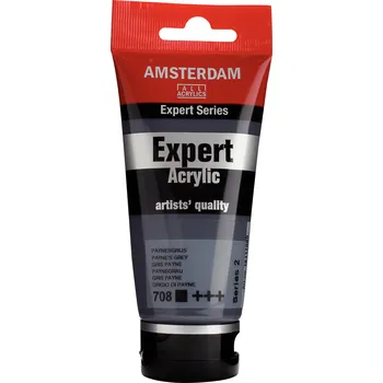 Vodová barva Akrylová barva Amsterdam Expert - 708 Payne's Grey Objem: 75 ml