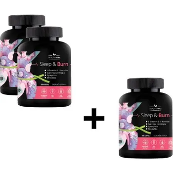 Spalovač tuku Healthy Way Akční balíček 2+1 SLEEP & BURN - noční spalovač tuků 60 kapslí