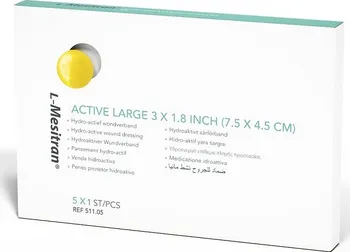 Krytí na ránu LERAM pharmaceuticals L-Mesitran Active Large 7,5 x 4,5 cm 5 ks