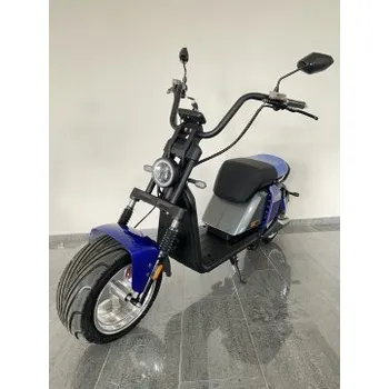 Elektrokoloběžka Elektrický skútr Lera Scooters C7+ 3000W Červená, Barva modrá Leramotors